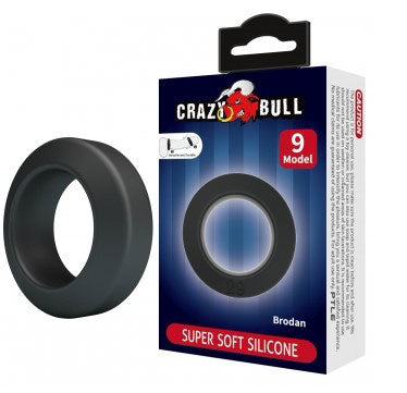 Brodan Super Soft Silicone Cockring – High-Quality Medical-Grade Silicone Cock Ring > Cock Ring > Single - Tophatter Daily Deals