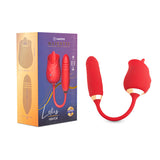Lotus Double-Ended Vibrator with Bullet and Tongue Stimulator > Sex Toys For Ladies > Clitoral Vibrators and Stimulators - Tophatter Daily Deals