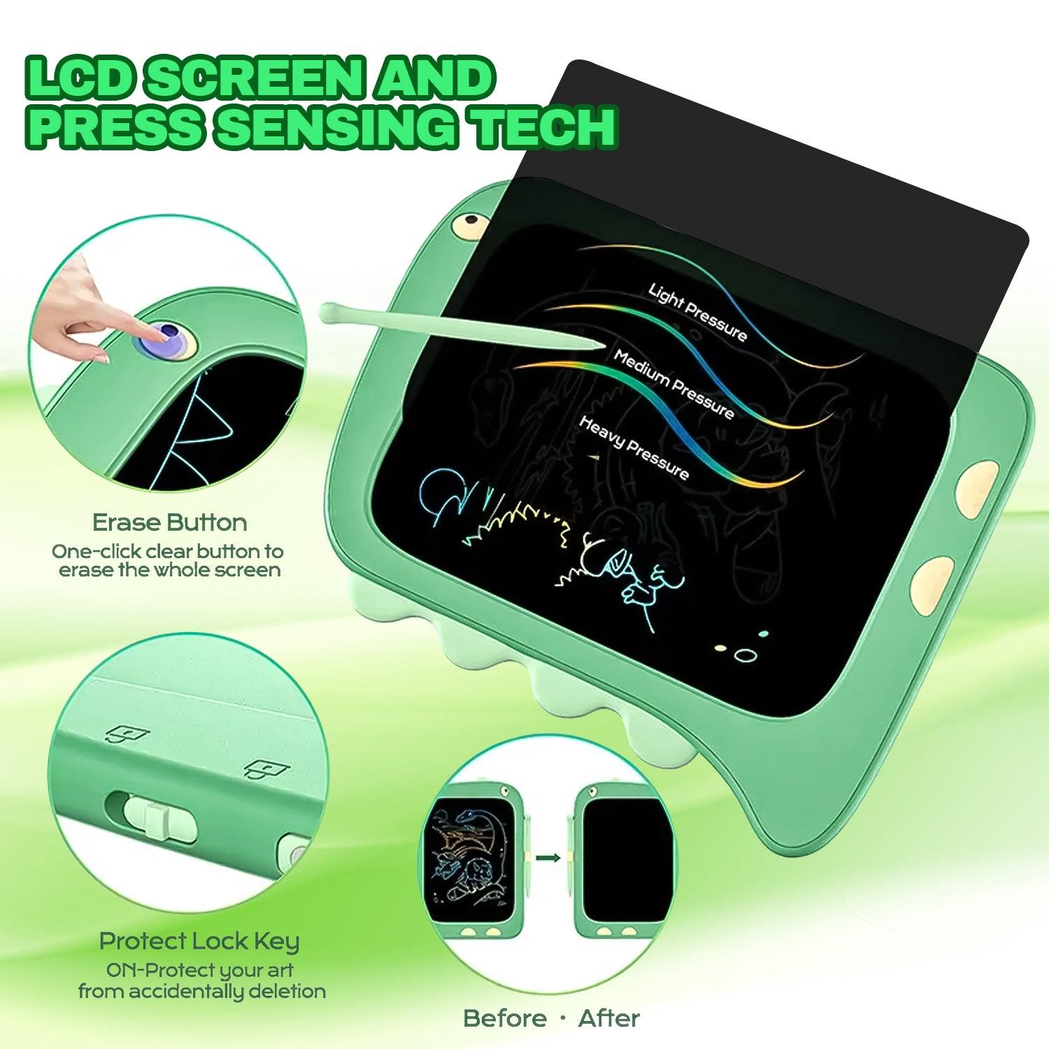 LCD Writing Tablet - 8.5 inch Kids Toys Doodle Board Drawing Pad for Kids 3-8 Year Old Boy Girl Sports Toys - Tophatter Daily Deals
