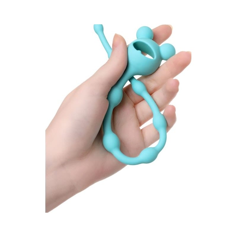 Todo Froggy Anal Chain in Teal for Beginners 27cm > Anal Range > Anal Beads - Tophatter Daily Deals