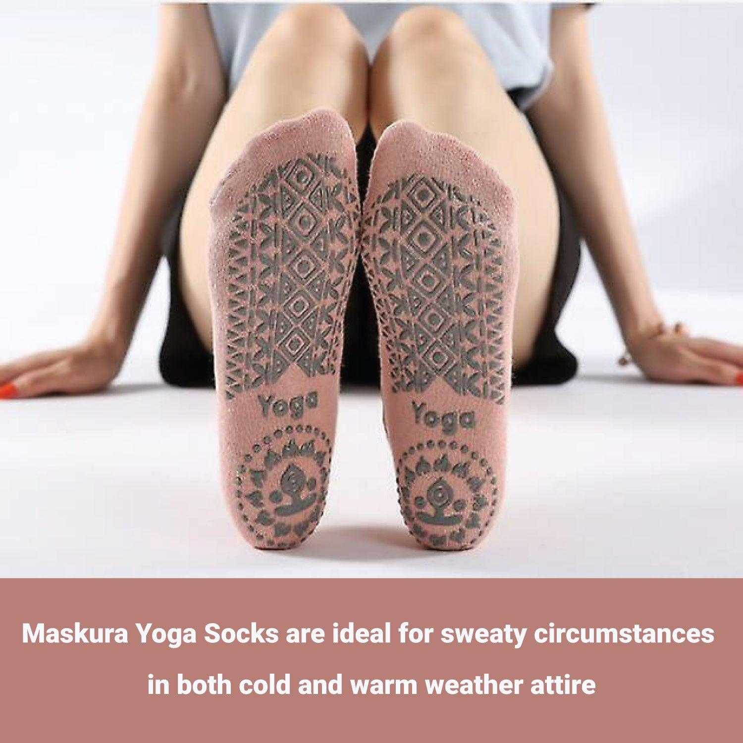 Toeless Yoga Socks - Tucketts Women's Allegro Yoga Socks - Tophatter Daily Deals