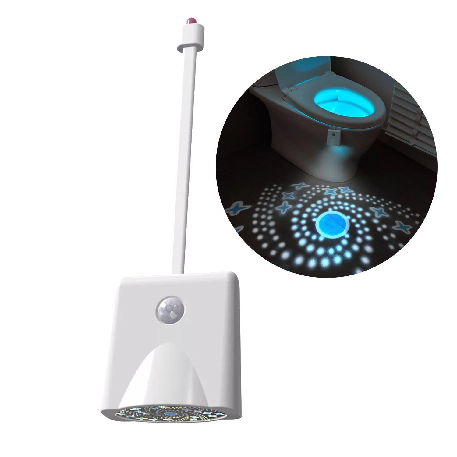 Toilet Sensor Light - RGB Multicolor Toilet Motion Activated Sensor LED Bathroom Seat Night Lamp Home - Tophatter Daily Deals