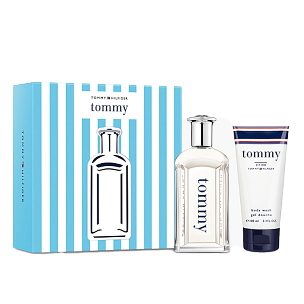 Tommy Hilfiger Tommy Eau De Toilette 100ml & Body Wash 100ml Gift Set - Tophatter Daily Deals
