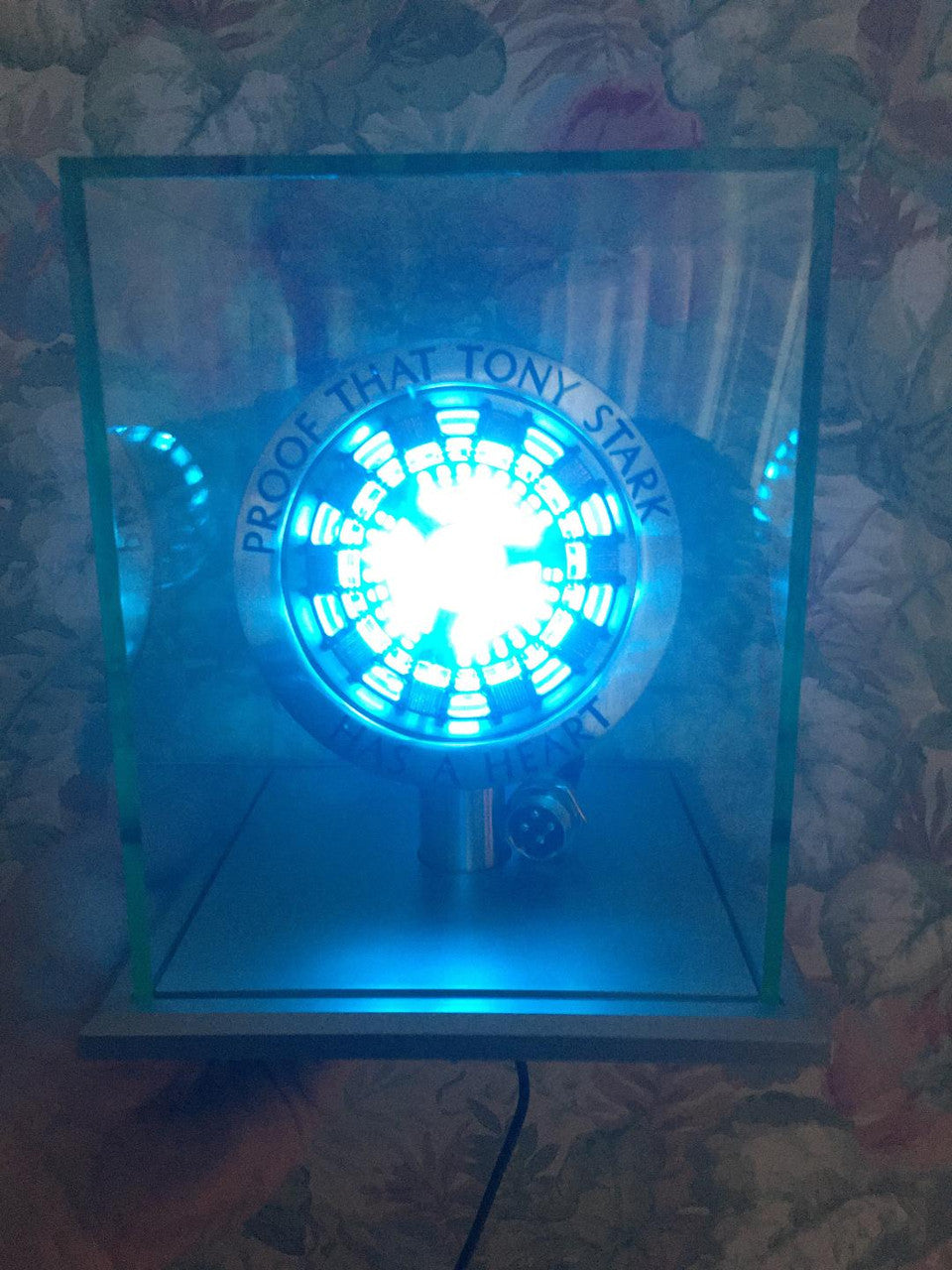 Tony Stark Heart In Display Case Collectible Replica - Tophatter Daily Deals