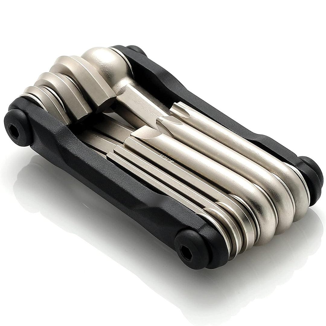 Best Tool Kit for Bike - 11 Multi Tool Bicycle Bike Allen Hex Keys Screwdriver Chain Link Tool MTB ROAD Mountain & Cycling - Tophatter Daily Deals