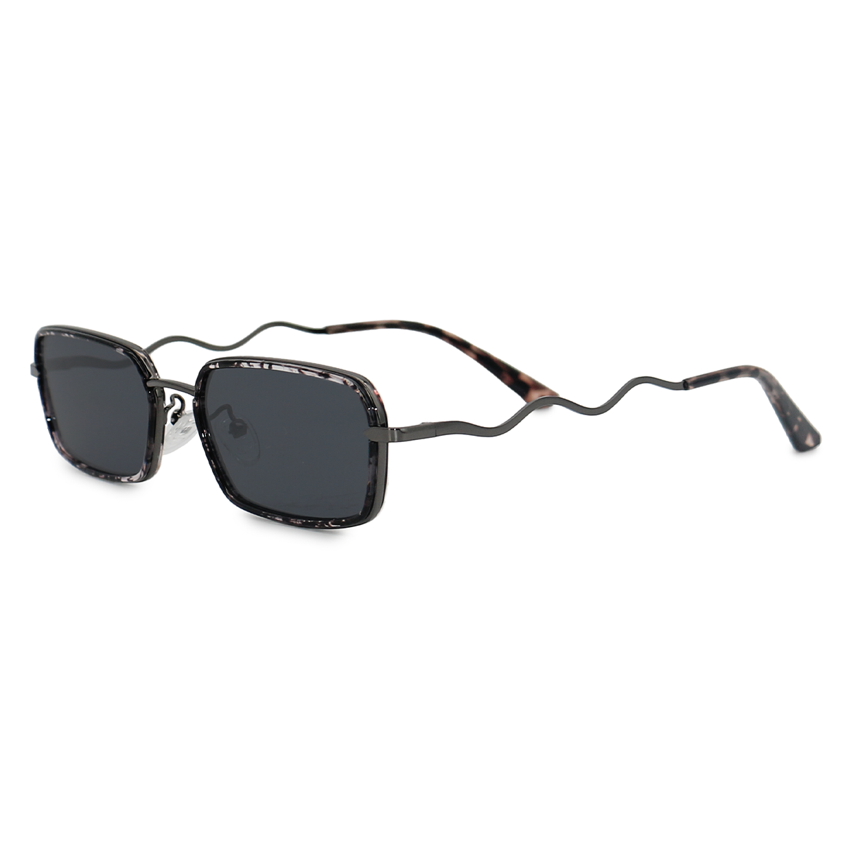TopFoxx Eve - Black Unisex Sunglasses Black OS Sunglasses - Tophatter Daily Deals