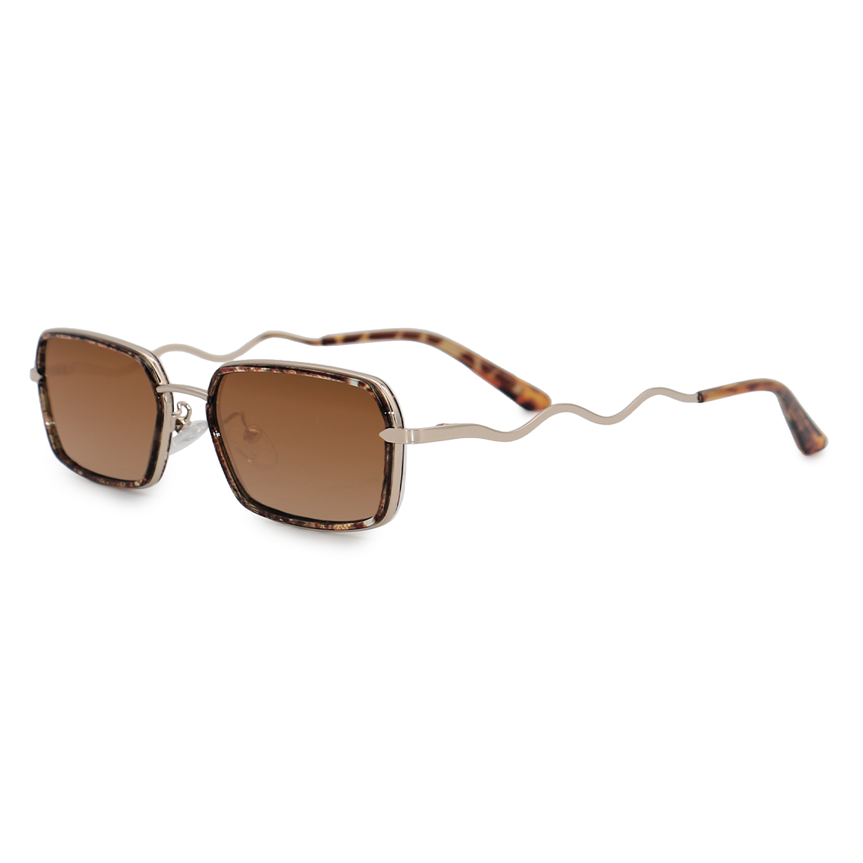 TopFoxx Eve - Women's Brown Sunglasses Brown - Brown OS Sunglasses - Tophatter Daily Deals