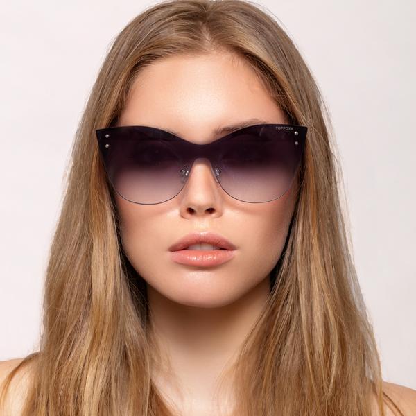 TopFoxx Sustainable Venice 2 - Faded Women's Sunglasses Sunglasses - Tophatter Daily Deals