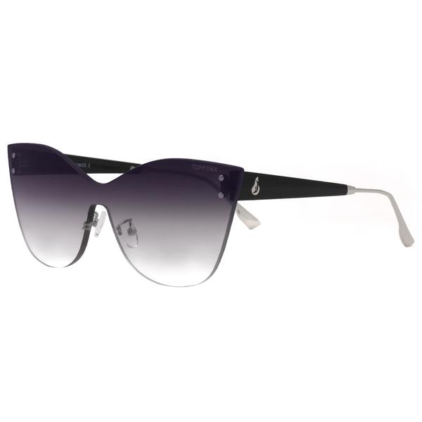 TopFoxx Sustainable Venice 2 - Faded Women's Sunglasses Faded Black OS Sunglasses - Tophatter Daily Deals