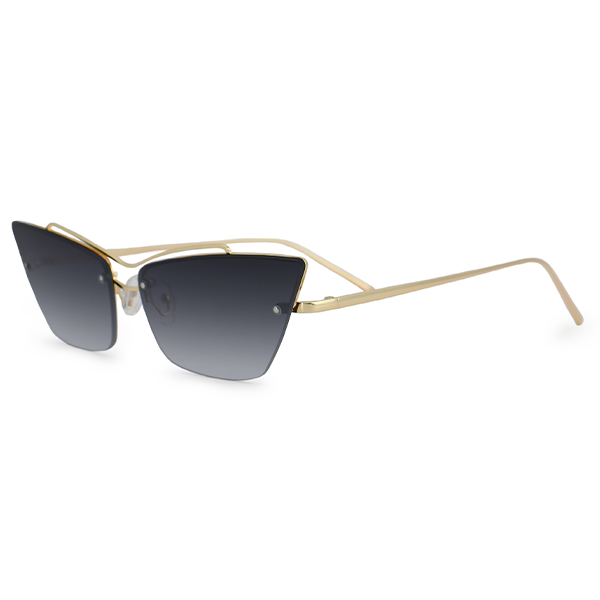TopFoxx Cleo - Women's Sunglasses Gold Black OS Sunglasses - Tophatter Daily Deals