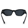 TopFoxx Bright as my Future - Women's Black Cateye Sunglasses Sunglasses - Tophatter Daily Deals
