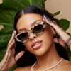 TopFoxx Bright as my Future - Tortoise Women's Sunglasses Sunglasses - Tophatter Daily Deals