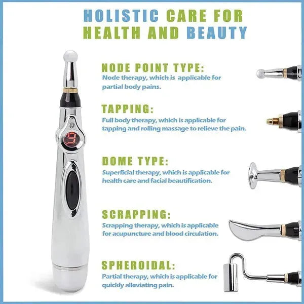 Ultra-Effective Needleless Electric Laser Acupuncture Pen: Experience Holistic Healing Massagers - Tophatter Daily Deals
