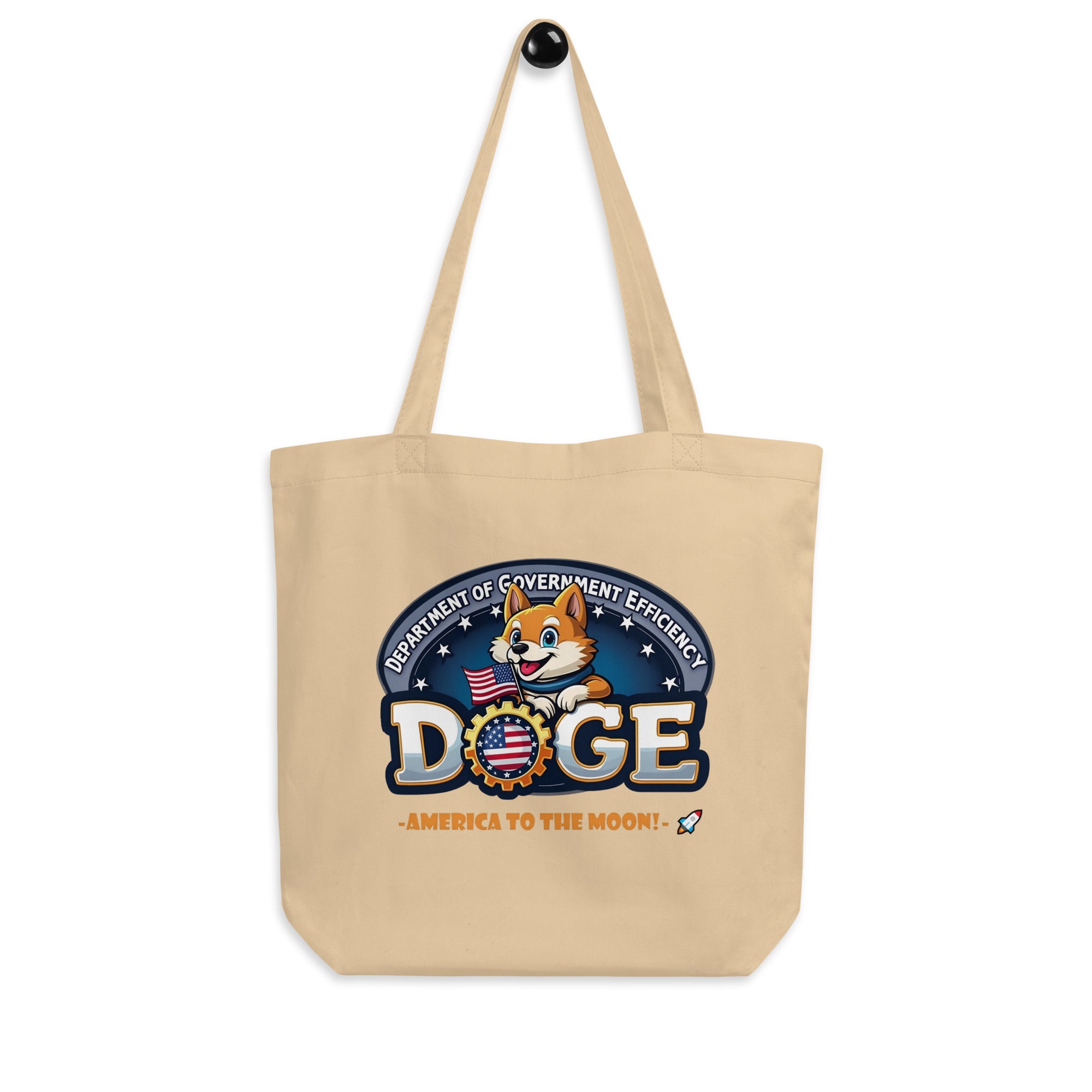 Department Of Government Efficiency Eco Tote Bag Tote Bags - Tophatter Daily Deals