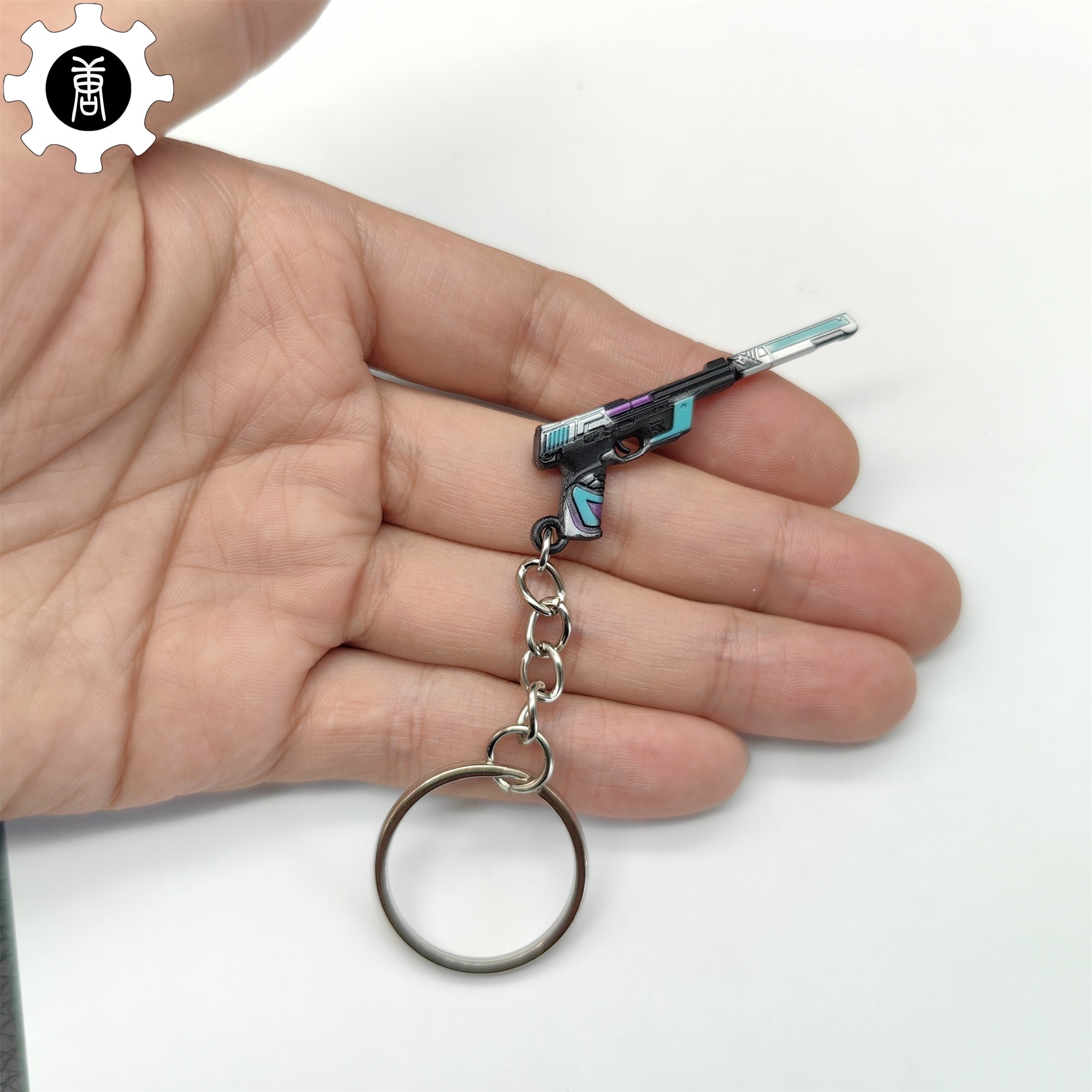 Tiny Topotek Ghost Gun Metal Keychain - Tophatter Daily Deals