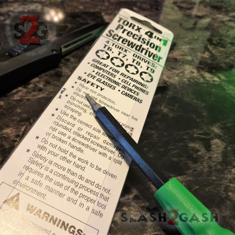 4in1 Precision Screwdriver w/ Swivel Top T6 T7 T8 T9 Knife Disassembly Tool Knife-Accessory - Tophatter Daily Deals