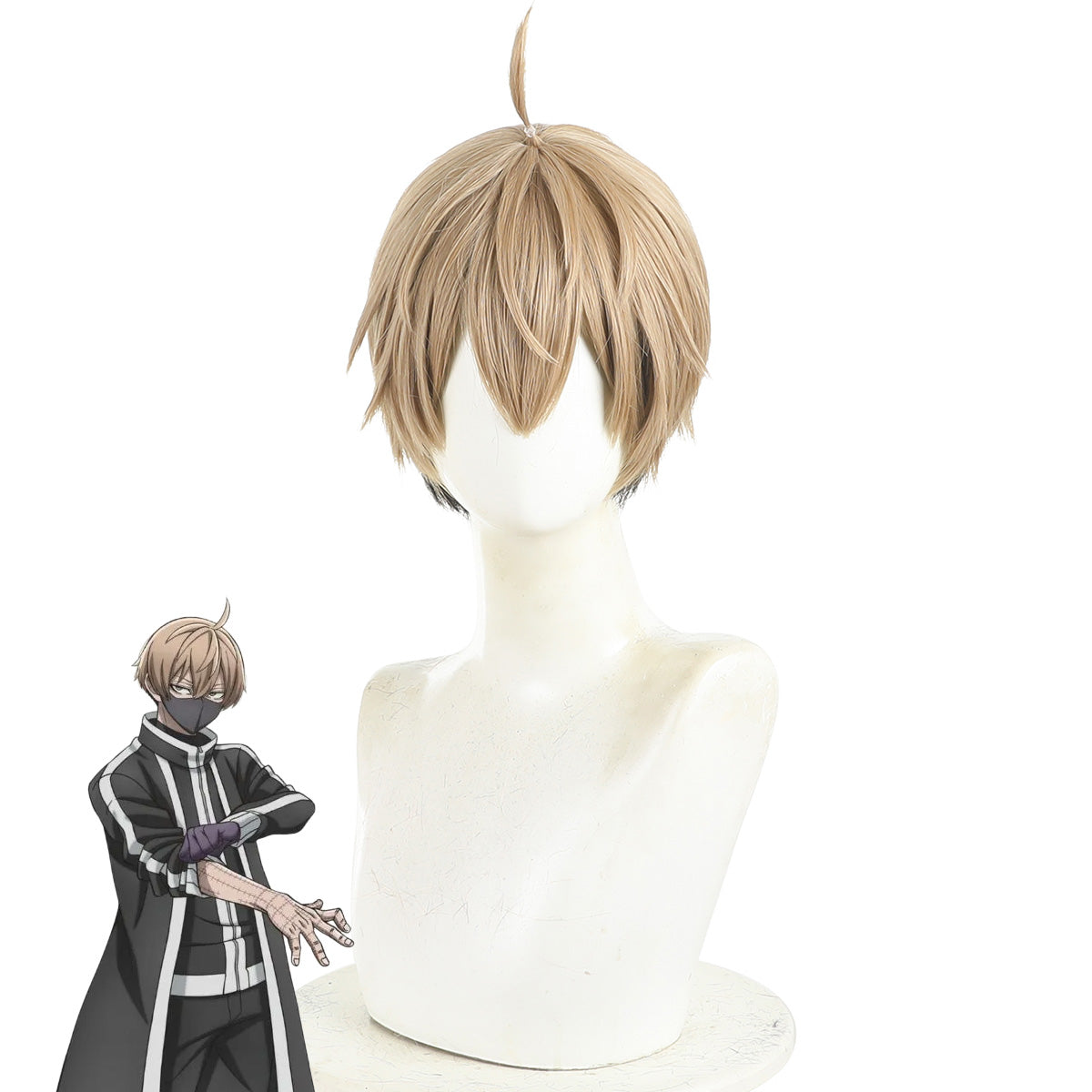 Tougen Anki Jin Kougasaki Brown Cosplay Wig Wig - Tophatter Daily Deals