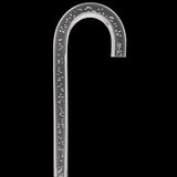 "Bubbles In Ice" - Exquisite Bubblé Elegance: A Translucent Crystal Shaft With Captivating Bubbles Clear Lucite Walking Canes - Tophatter Daily Deals