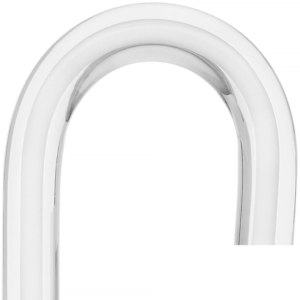 Porcelain In Ice Cane: White Line in Translucent Clear Shaft Clear Lucite Walking Canes - Tophatter Daily Deals