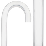 "Crystal Clarity" Cane: Invisible & Translucent Shaft Tourist Crook Clear Lucite Walking Canes - Tophatter Daily Deals