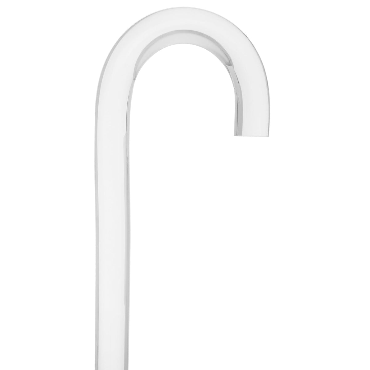 "Crystal Clarity" Cane: Invisible & Translucent Shaft Clear Lucite Walking Canes - Tophatter Daily Deals