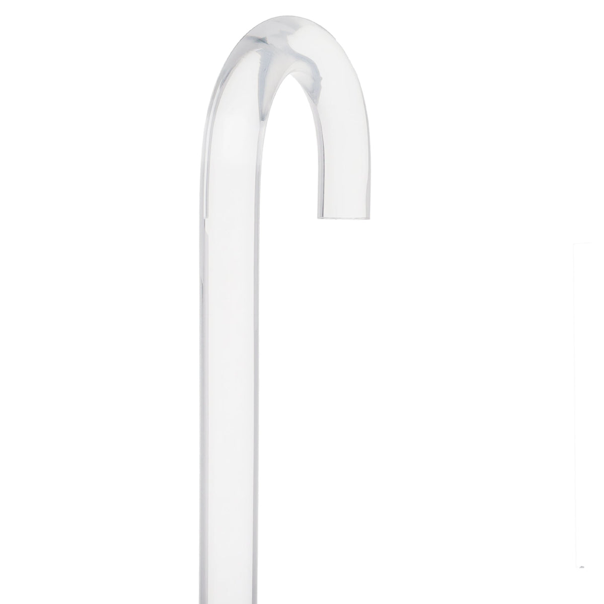 "Crystal Clarity" Cane: Invisible & Translucent Shaft Clear Lucite Walking Canes - Tophatter Daily Deals