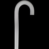 "Crystal Clarity" Cane: Invisible & Translucent Shaft Clear Lucite Walking Canes - Tophatter Daily Deals