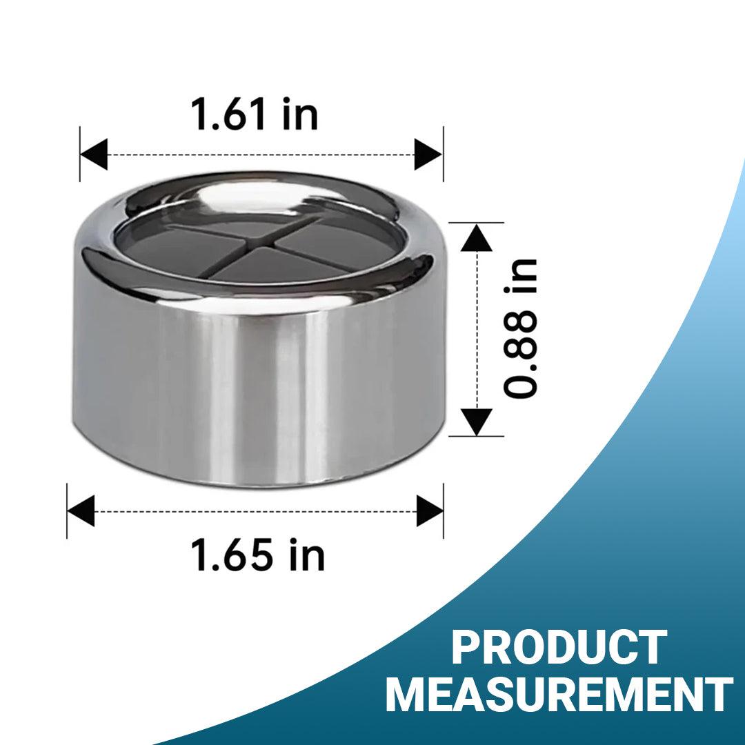 Tea Towel Holders Push and Grip - PUSH & GRIP Silver Towel Holder Triple Hooks Self adhesive No Drilling Bathroom Personal Care - Tophatter Daily Deals