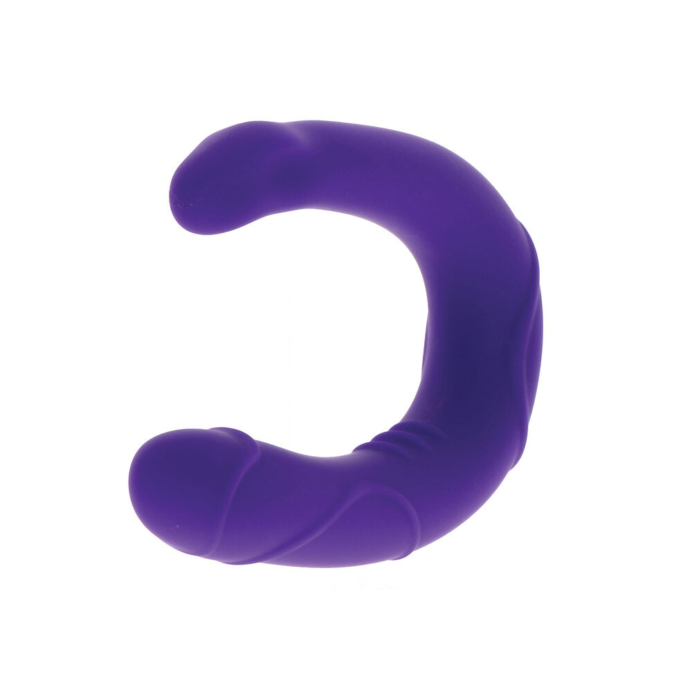 ToyJoy Get Real Vogue Mini Double Dong Silicone Purple > Dildos > Double Dildos - Tophatter Daily Deals