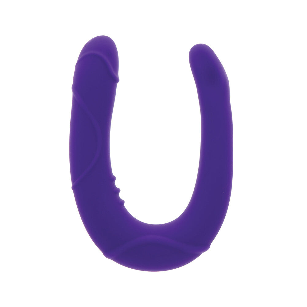 ToyJoy Get Real Vogue Mini Double Dong Silicone Purple > Dildos > Double Dildos - Tophatter Daily Deals