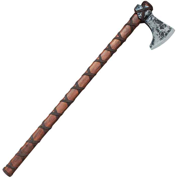 Traditional Viking Functional Battle Axe - TOPHATTER'S ARMORY DEALS Collectible Weapons - Tophatter Daily Deals