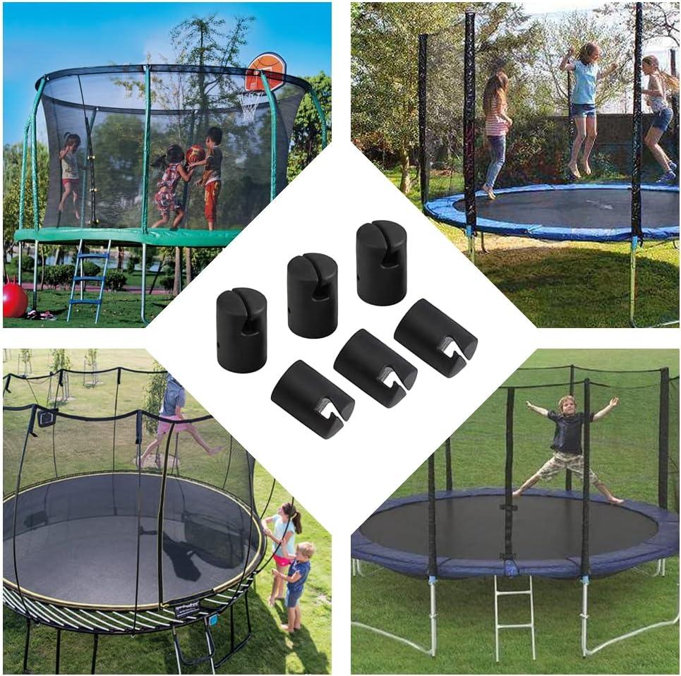 Trampoline Spare Parts UK - Trampoline Enclosure Pole Universal Plastic Cap Top Ring Outdoor Recreation - Tophatter Daily Deals