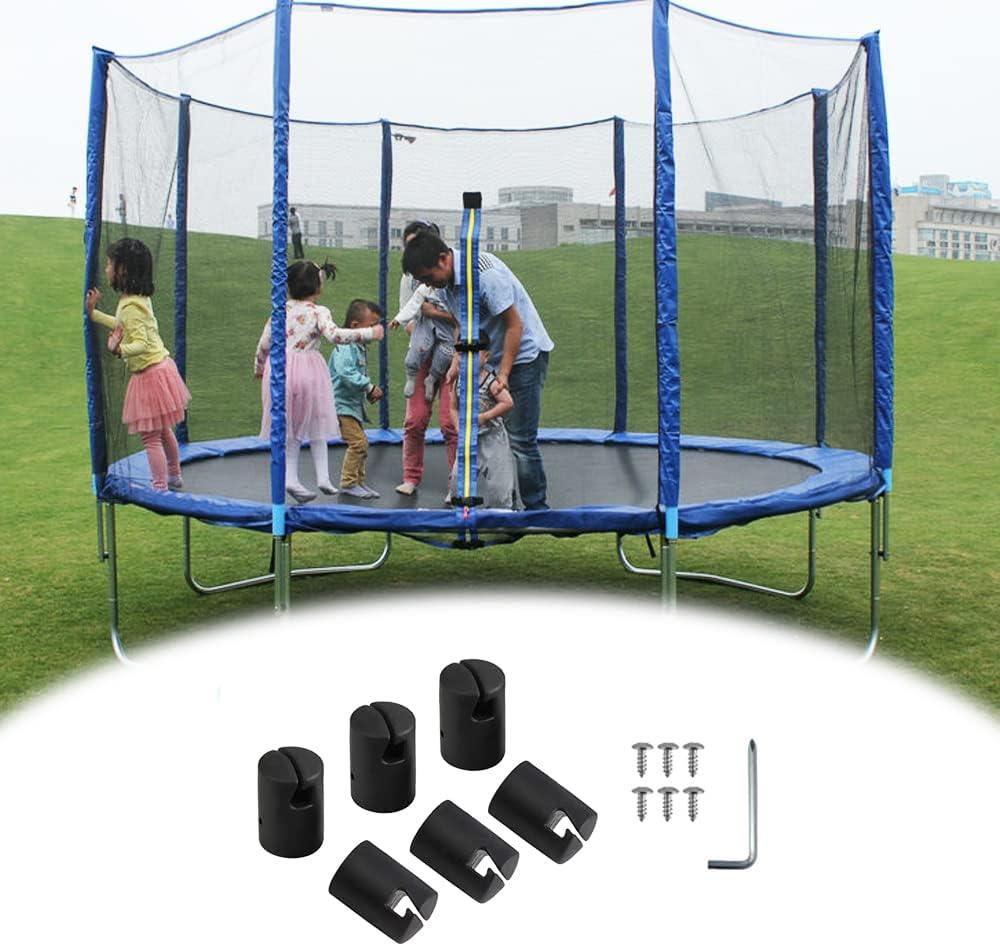 Trampoline Spare Parts UK - Trampoline Enclosure Pole Universal Plastic Cap Top Ring Outdoor Recreation - Tophatter Daily Deals