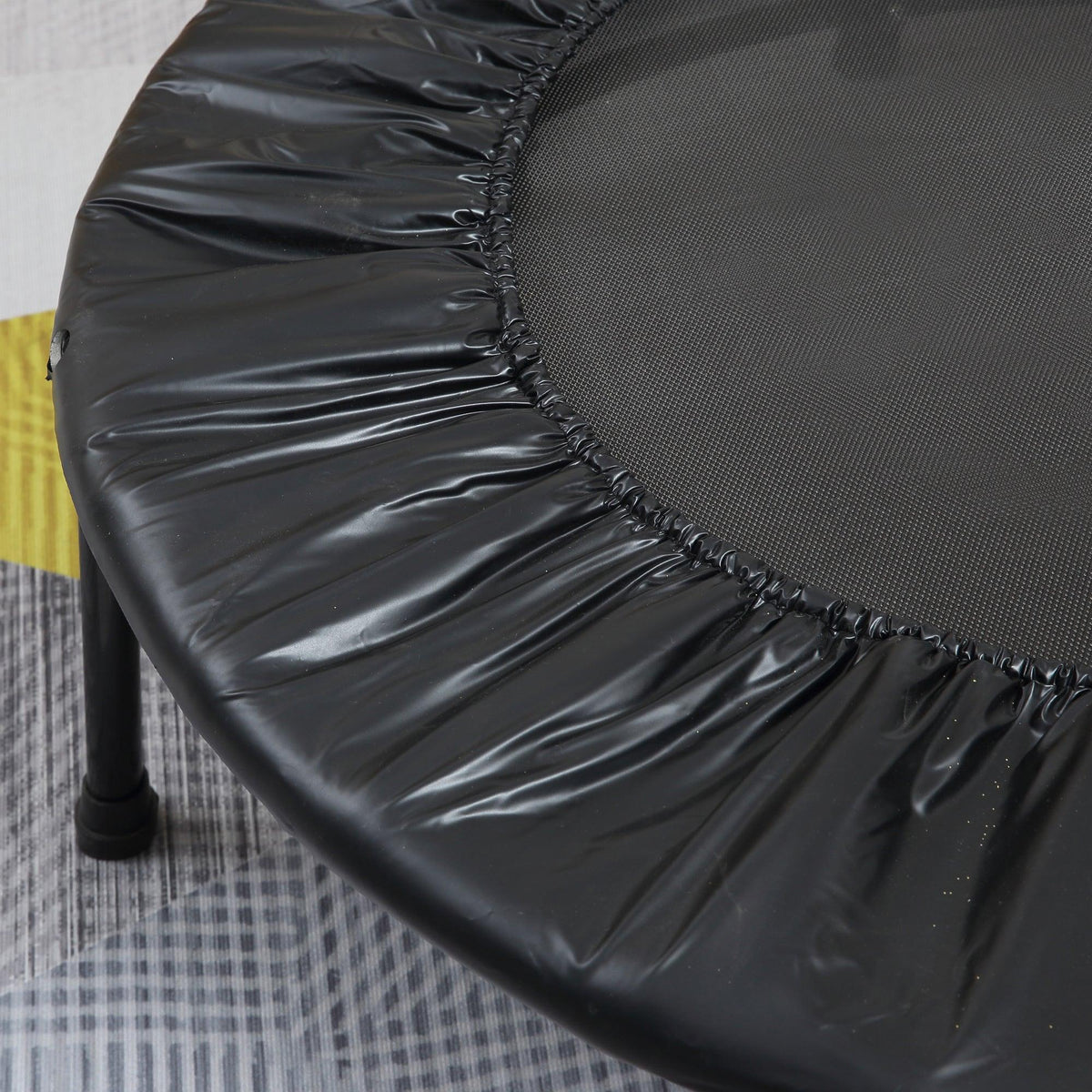 Mini Trampoline With Handle - 40'' Mini Trampoline, Rebounder Jumper w/ Handle Fitness - Tophatter Daily Deals