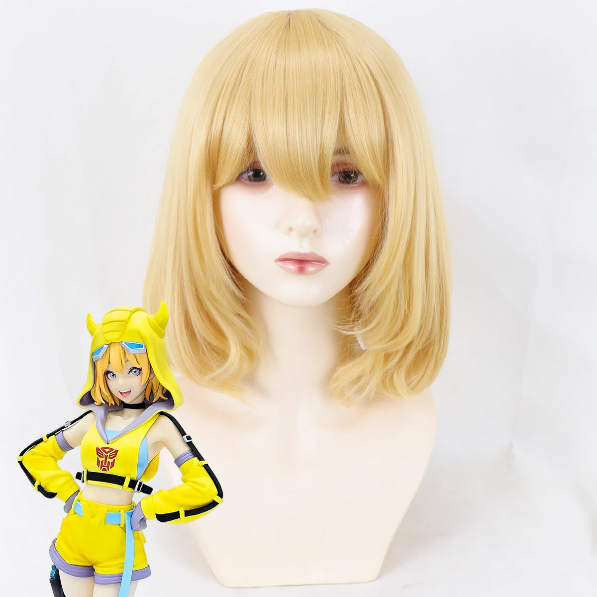 Transformers Female Bumblebee Golden Cosplay Wig Wig - Tophatter Daily Deals