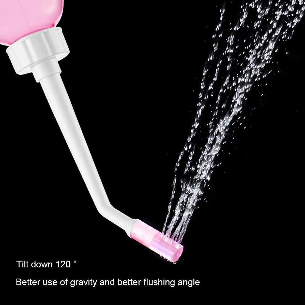 Portable Bidet UK - 560ml Water Washer Bottle Bidet Shower Bidet Sprayer Peri Bottle Spray Apparel & Accessories - Tophatter Daily Deals