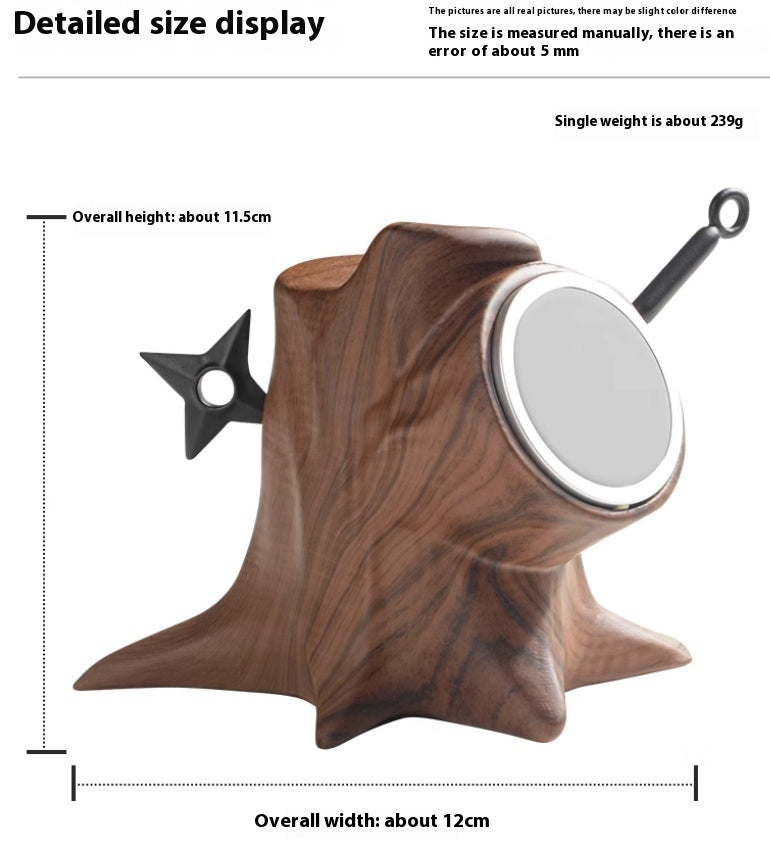 Tree Stump MagSafe Wireless Charger Decor - Tophatter Daily Deals