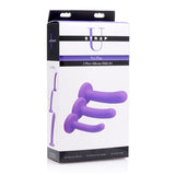 Tri Play 3 Piece Purple Silicone Dildo Set > Sex Toys > Dilators - Tophatter Daily Deals
