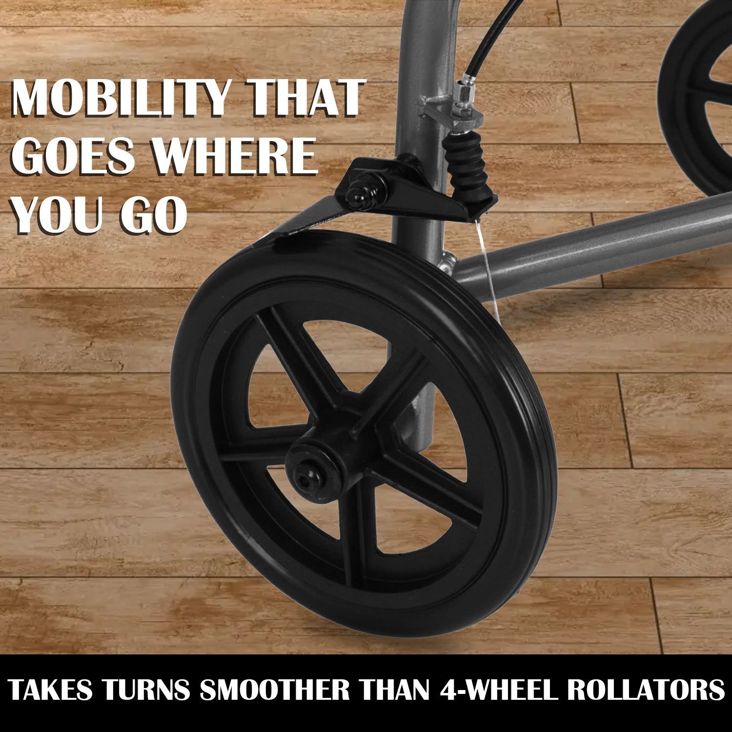 Three Wheeled Mobility Walker – Foldable Lightweight Rollator with Brakes & Storage Bag Three wheeled mobility walker - Tophatter Daily Deals