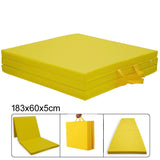Fold Up Gym Mat - 2" Thick Mat Gymnastic Training Workout Non Slip Yoga Gym Exercise & Fitness - Tophatter Daily Deals