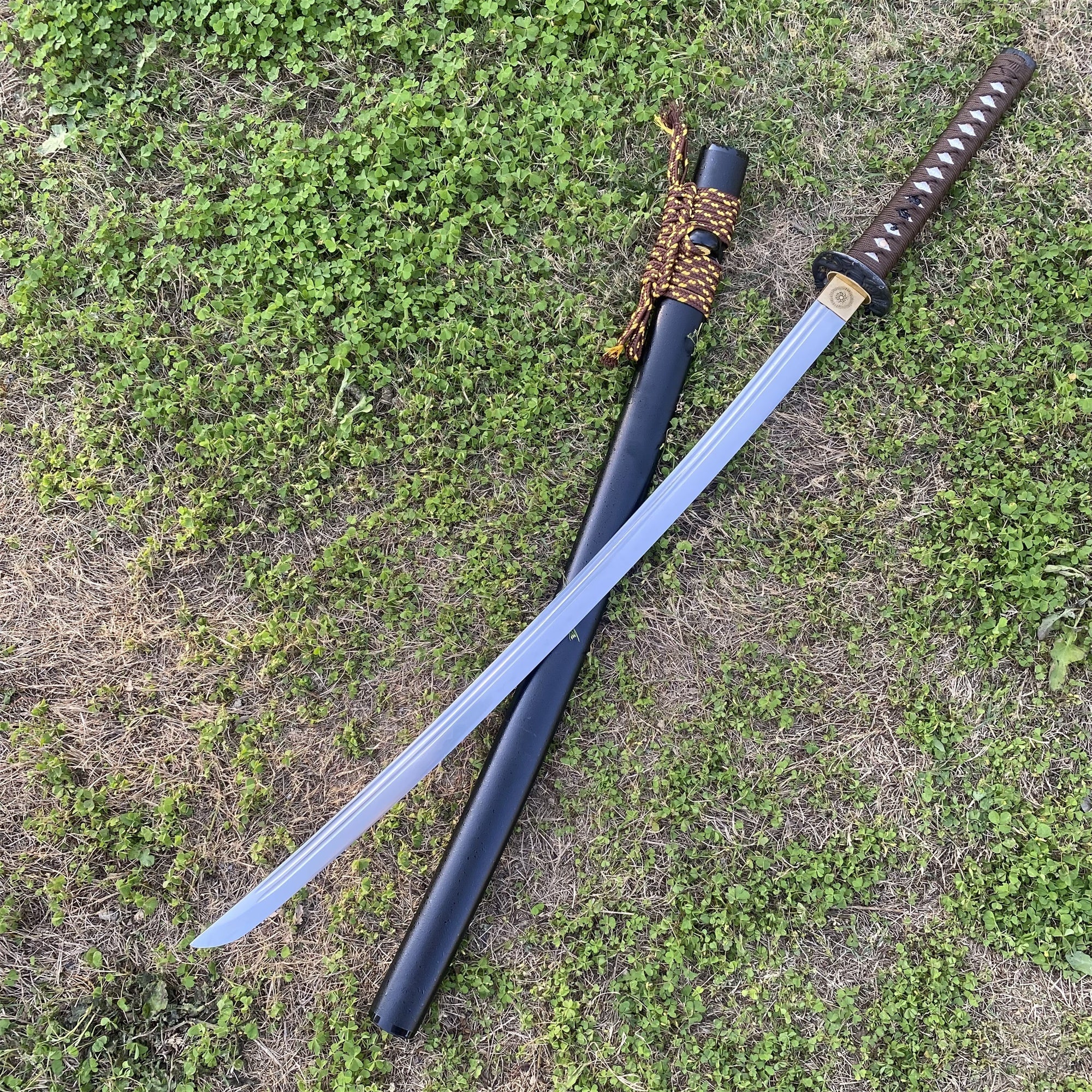 Traditional Forged Katana-Monkey Stealing Peaches - Tophatter Daily Deals