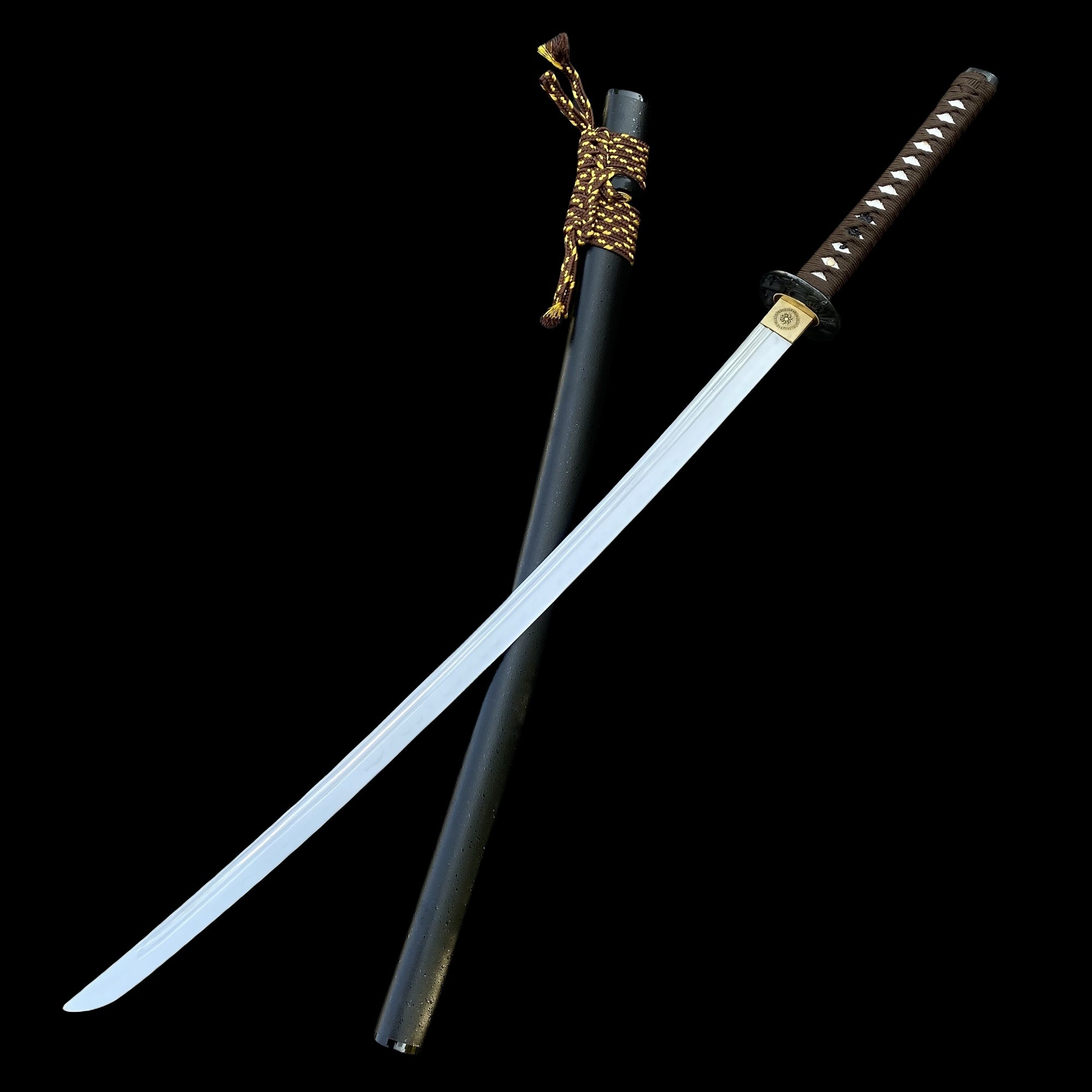 Traditional Forged Katana-Monkey Stealing Peaches - Tophatter Daily Deals