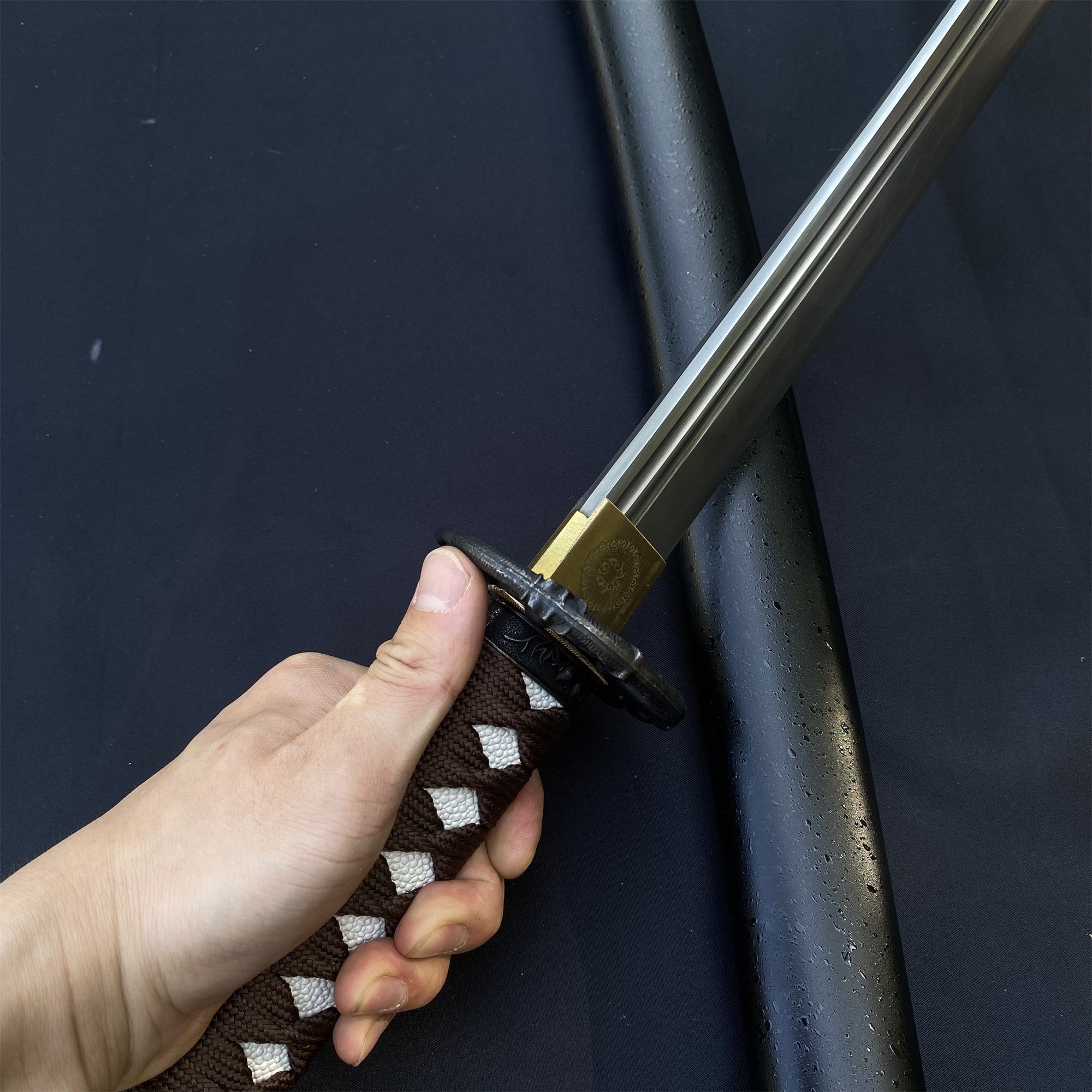 Traditional Forged Katana-Monkey Stealing Peaches - Tophatter Daily Deals