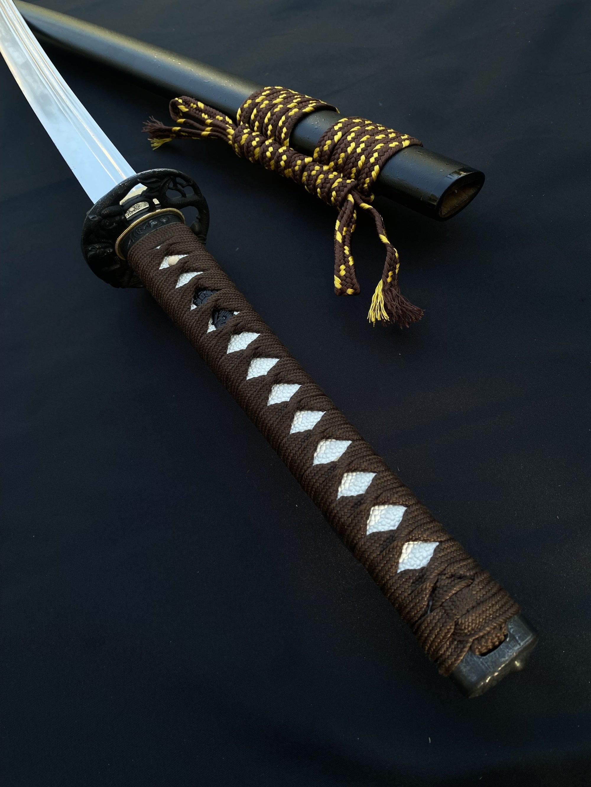 Traditional Forged Katana-Monkey Stealing Peaches - Tophatter Daily Deals