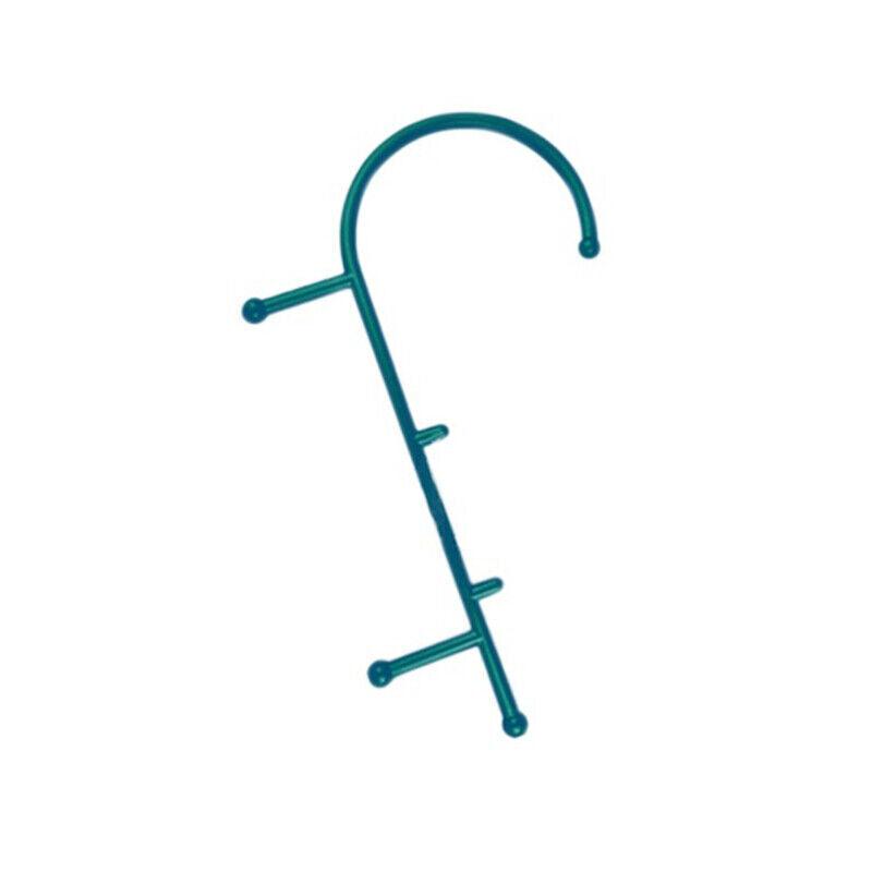 Trigger Point Massage Stick - Hook Body Muscle Relief Back Deep Massage Tool Teal Exercise & Fitness Equipment Manuals - Tophatter Daily Deals