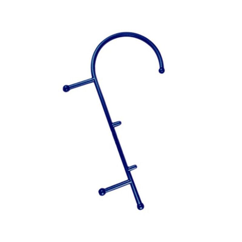 Trigger Point Massage Stick - Hook Body Muscle Relief Back Deep Massage Tool Blue Exercise & Fitness Equipment Manuals - Tophatter Daily Deals