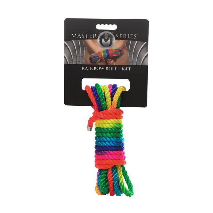 Rainbow Bondage Rope 16ft Neon Shibari Rope for BDSM Play > Bondage Gear > Rope - Tophatter Daily Deals