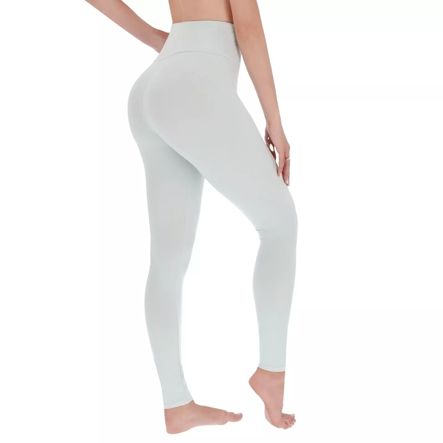 High Waisted Ladies Leggings – Stretchy, Tummy Control Workout & Everyday Wear Mint Clothing - Tophatter Daily Deals