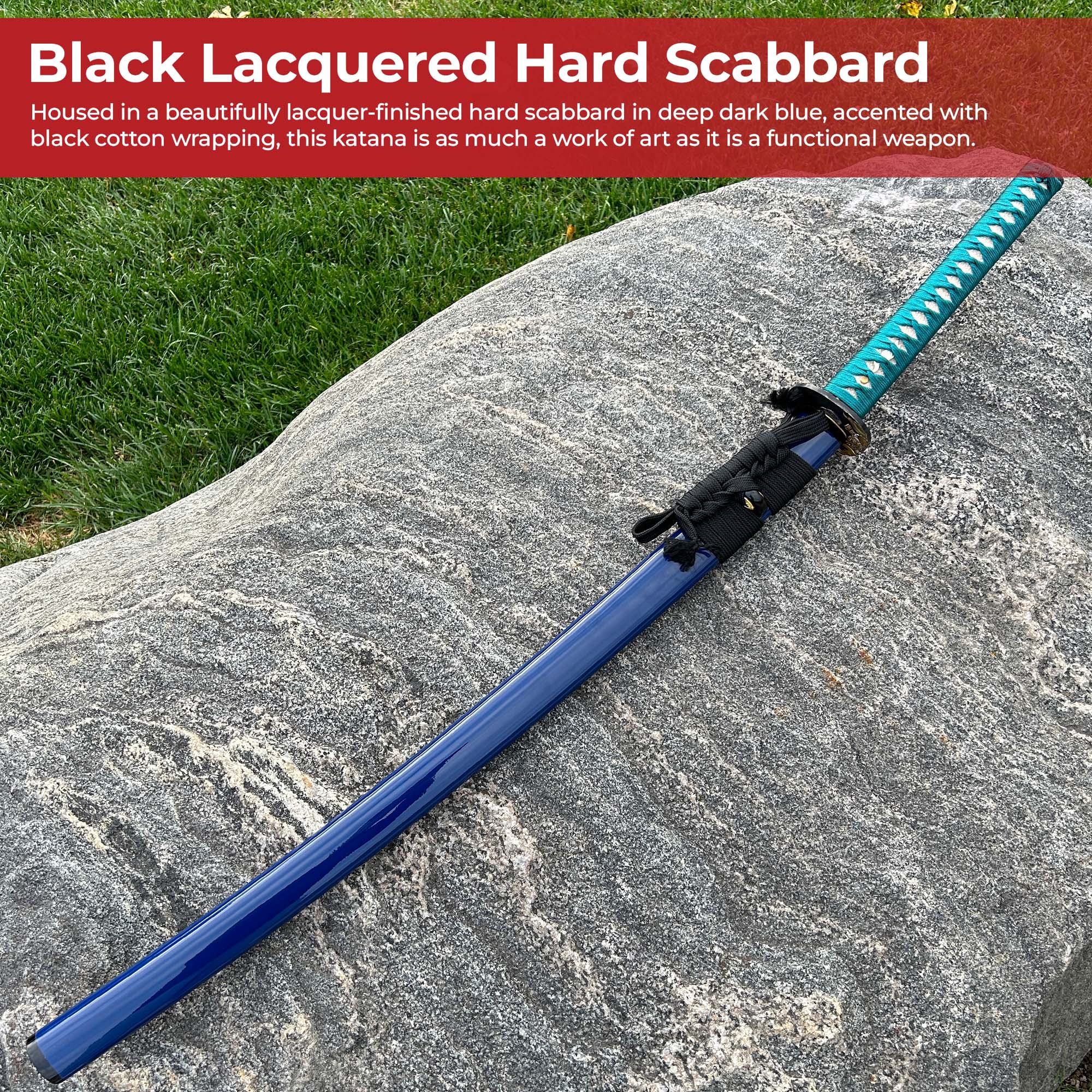 Turtle Guardian 1060 Damascus Steel Handmade Katana Swords - Tophatter Daily Deals