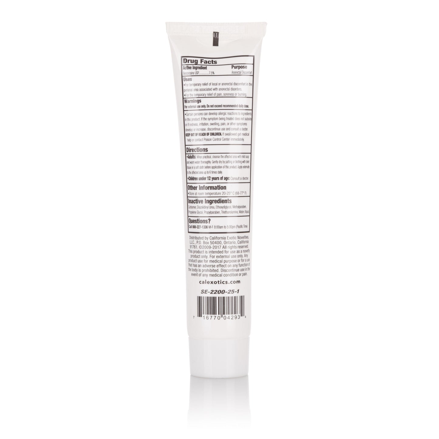Tush-Eze Maximum Strength Unscented Anorectal Gel 1.5 Oz – Personal Care Gel > Lube > Anal - Tophatter Daily Deals